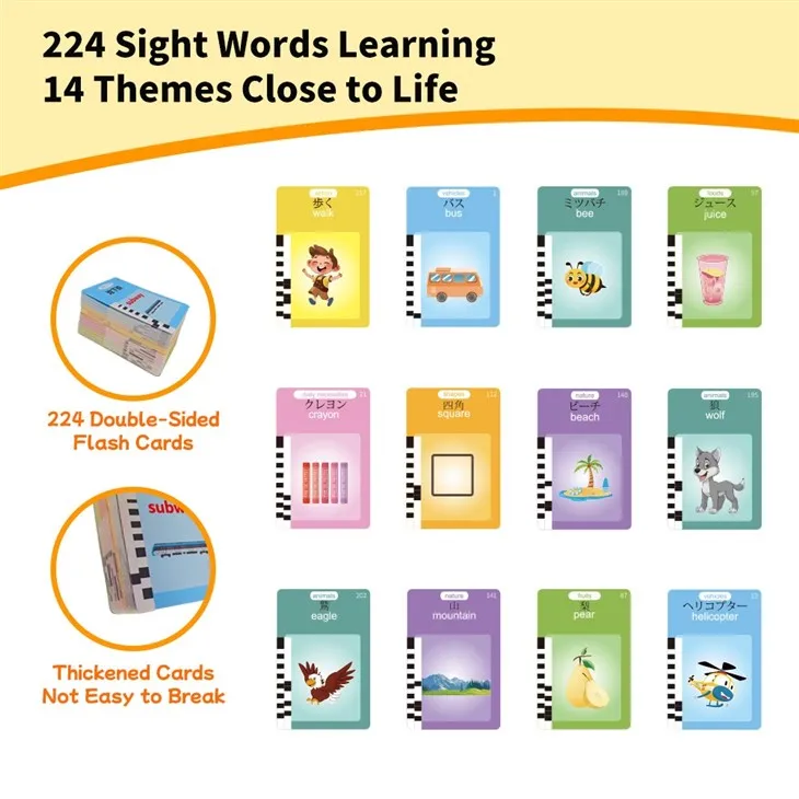 Animal Sounds Flash Cards Printable Enducation Toy